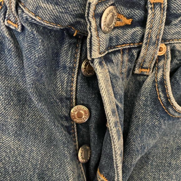 Great Condition Top Shop High Waisted Jeans - Picture 4 of 5